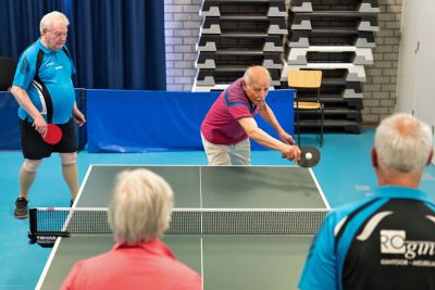 Tafeltennis in De Helster, Elst